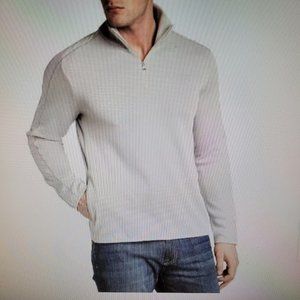 Hugo Boss Men's Sondrio 1/4 Zip Pullover size L 100% Cotton